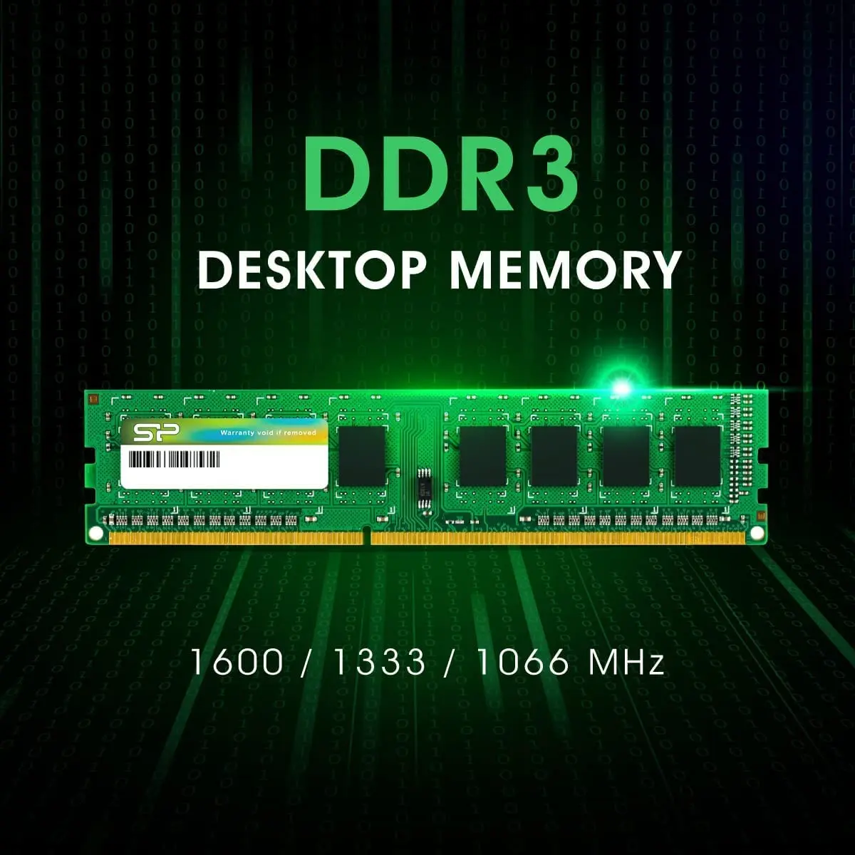 SP Silicon Power DDR3 16GB (2x8GB) 1600MHz Unbuffered UDIMM for Desktop | Low Power, High Compatibility - view 2