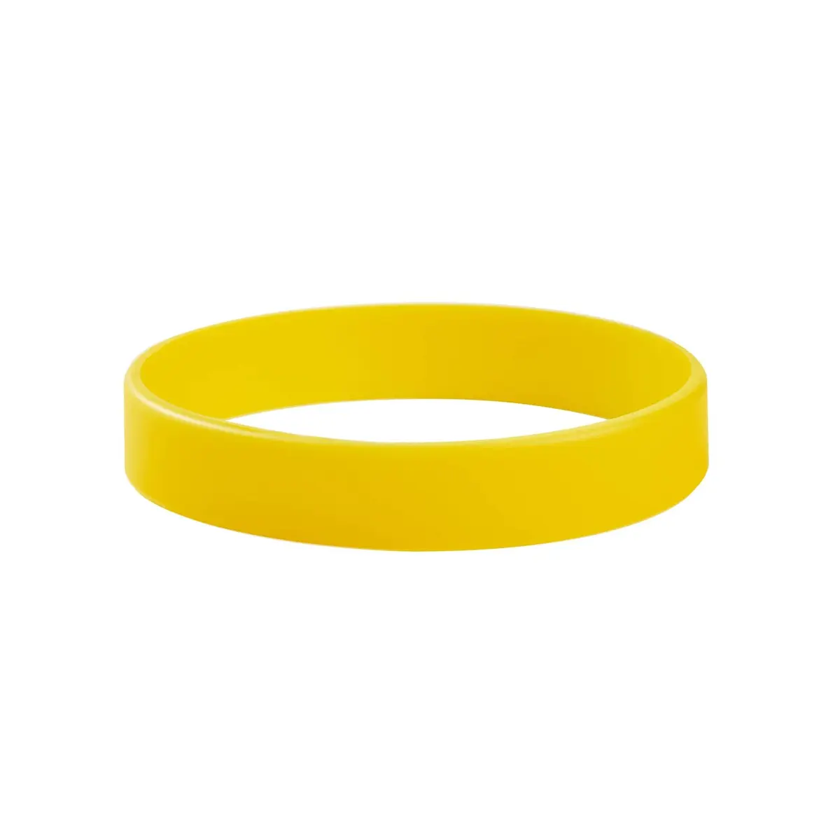 BRANDWINLITE Yellow Silicone Bracelets 8 inch (202mm) | 6-Pack Value for Events & Daily Use - view 3