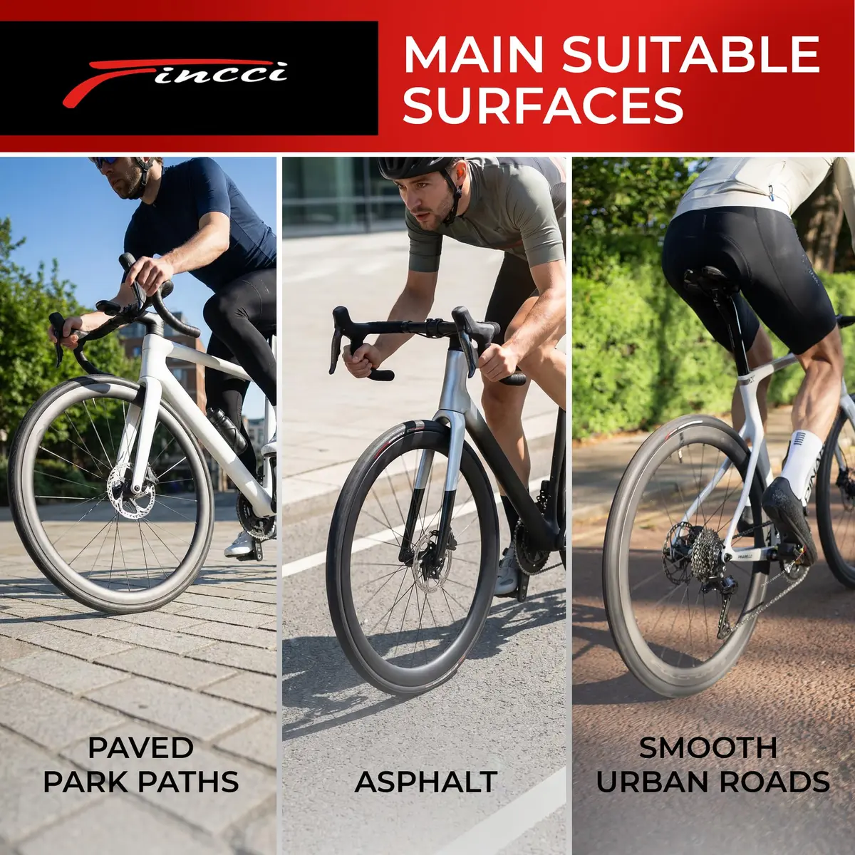 Fincci 700x28c Road Bike Tires | Foldable Tyres with 1mm Anti Puncture for Cycling - view 8