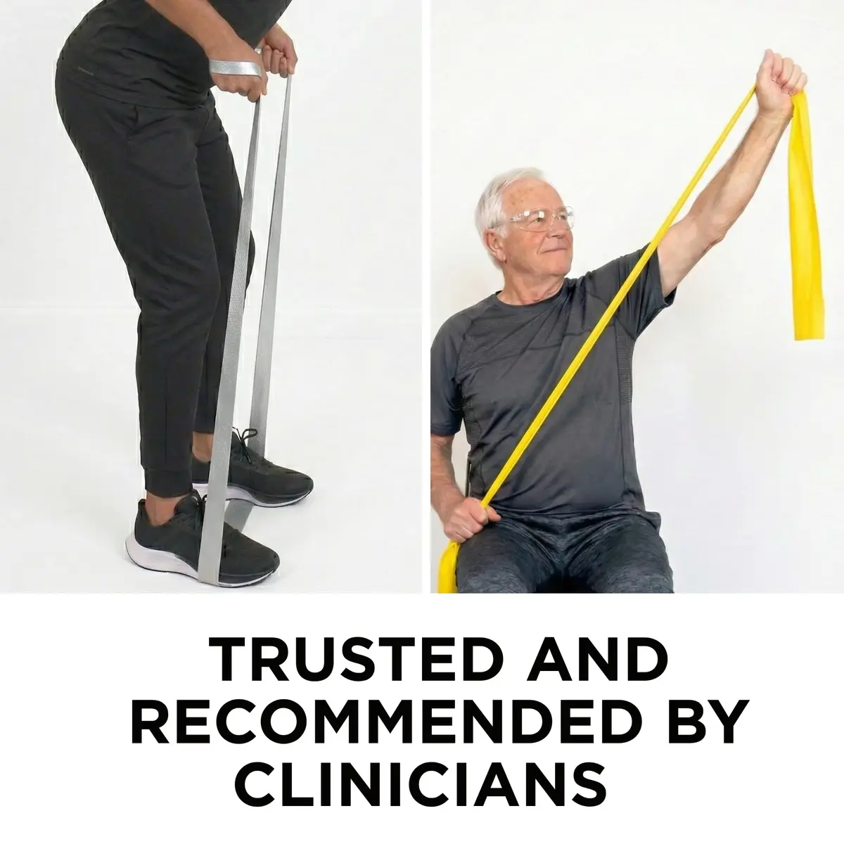 THERABAND Professional Latex Resistance Band Set, Pack of 7, 6 Ft | Full Body Strength & Rehab - view 3