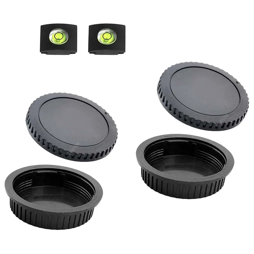 ULBTER 2Pack EF Mount Body Cap Rear Lens Cover for Canon T7 T6 T5 90D 6D | Dust & Damage Protection - main product image