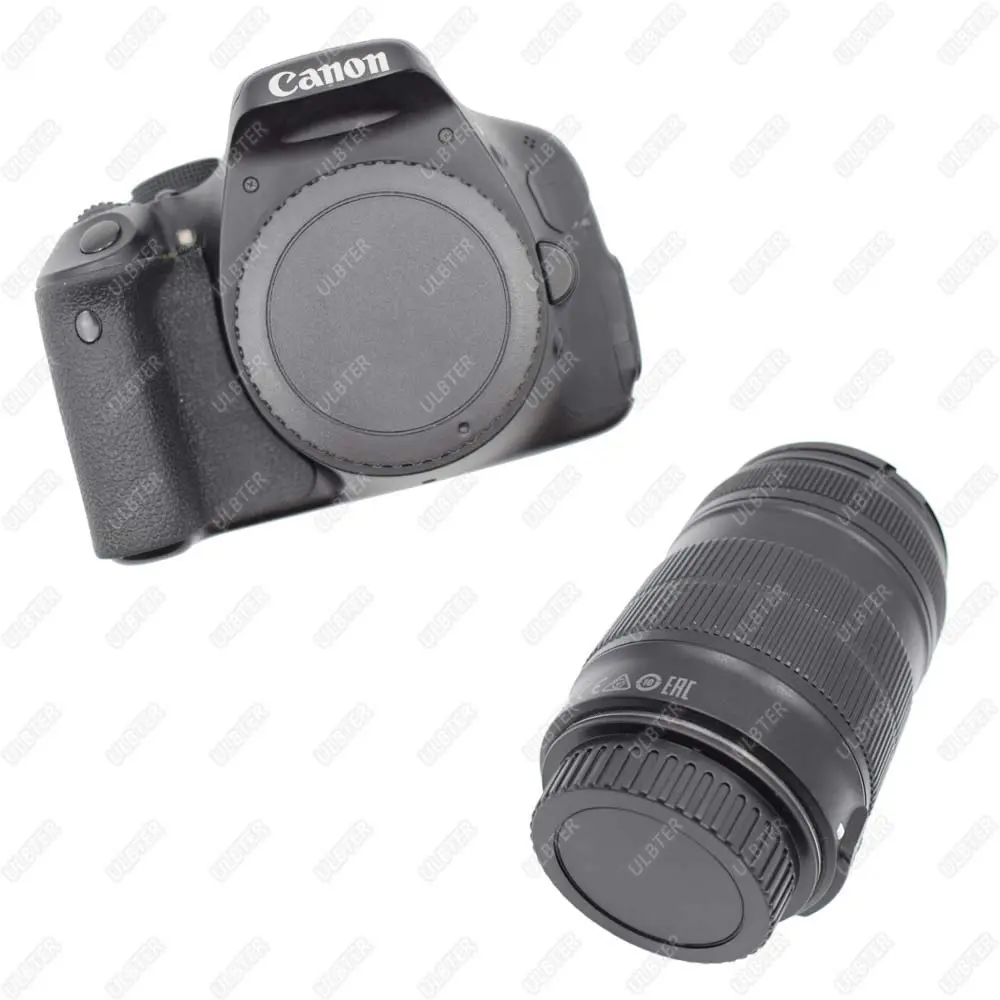 ULBTER 2Pack EF Mount Body Cap Rear Lens Cover for Canon T7 T6 T5 90D 6D | Dust & Damage Protection - view 4