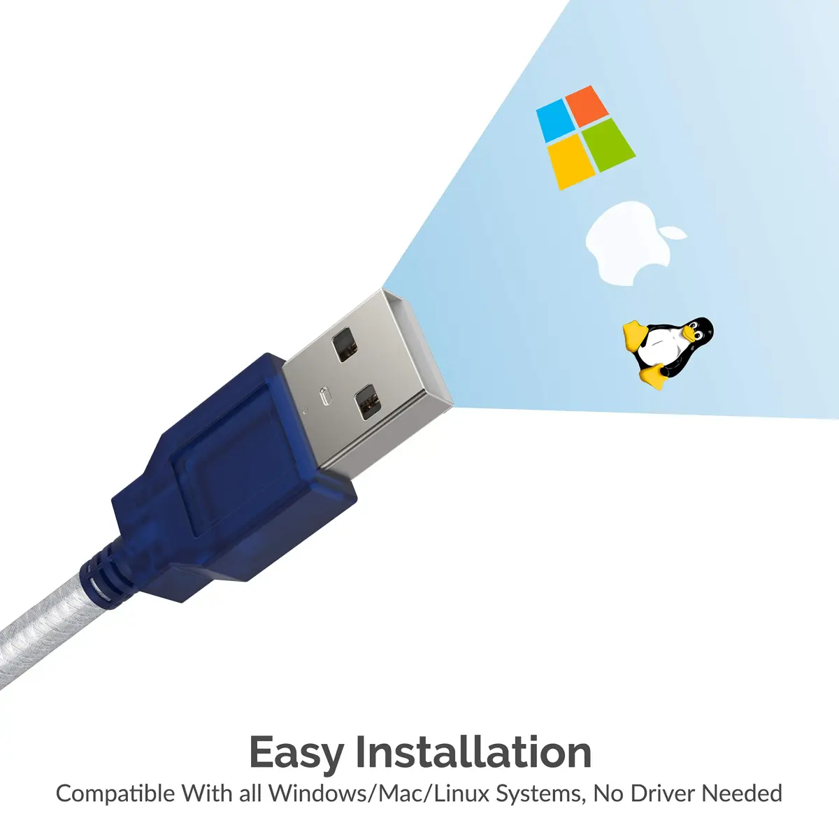 Sabrent USB 2.0 to Serial DB9 RS232 Converter Cable 1.83m (6ft) | Prolific Chipset, Plug & Play - view 8
