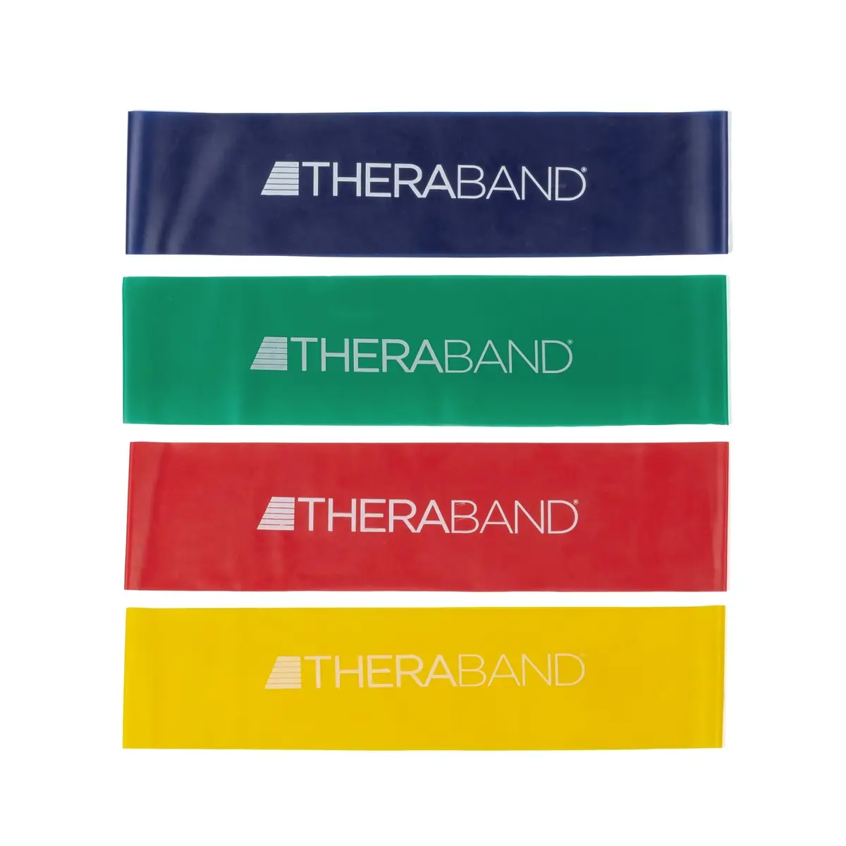 THERABAND Resistance Band Loop Set 12" (30.48cm) | 4-Pack for Strength Training & Stretching - main product image