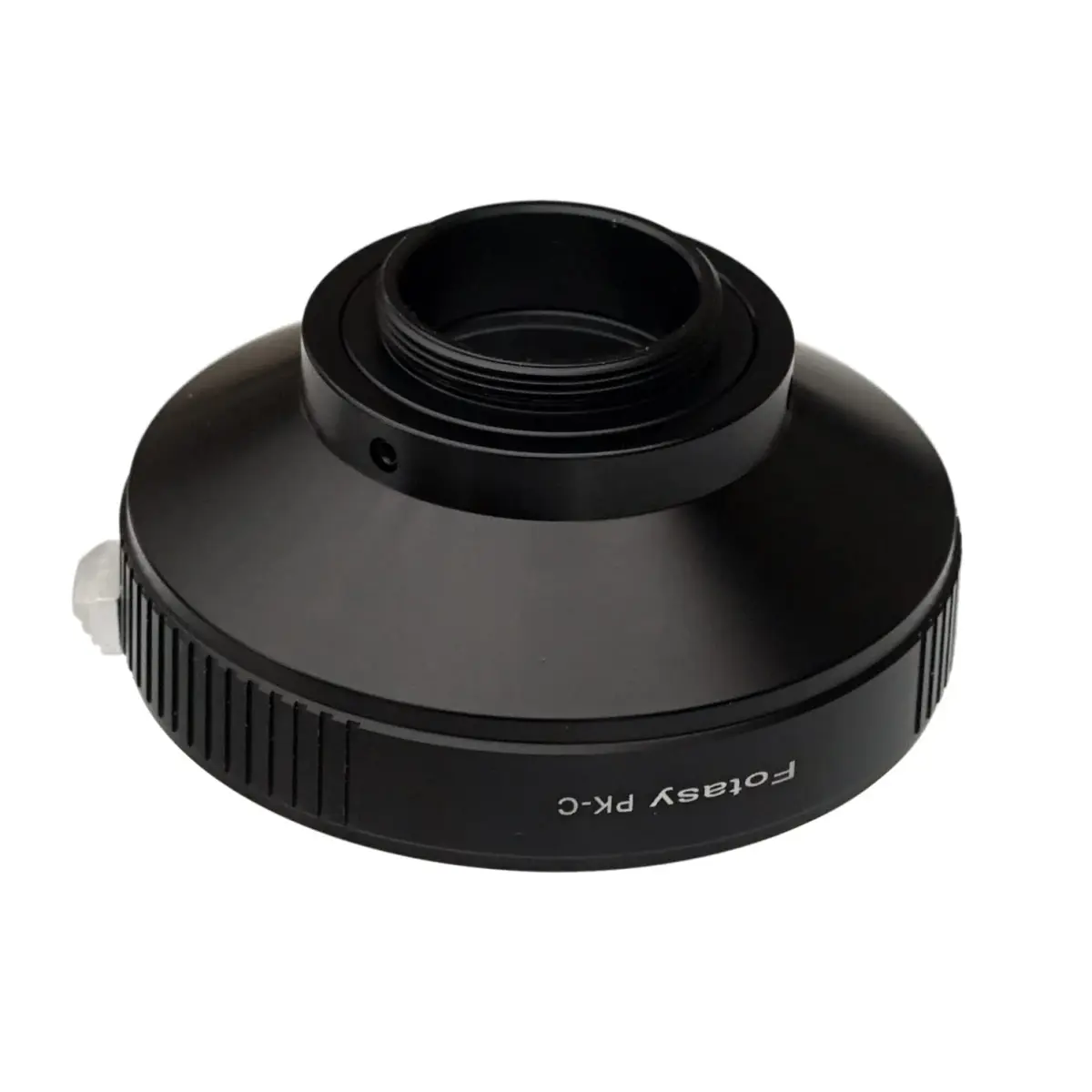 Fotasy Pentax PK to C Mount Adapter with Copper Mount | 60mm (2.36in) Length - view 3