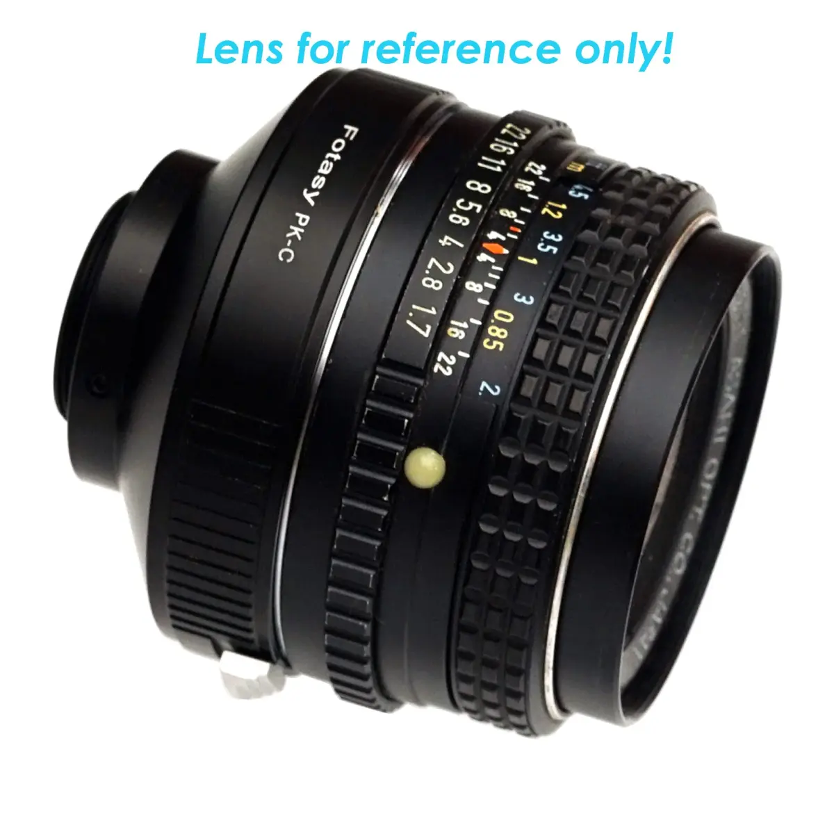 Fotasy Pentax PK to C Mount Adapter with Copper Mount | 60mm (2.36in) Length - view 4