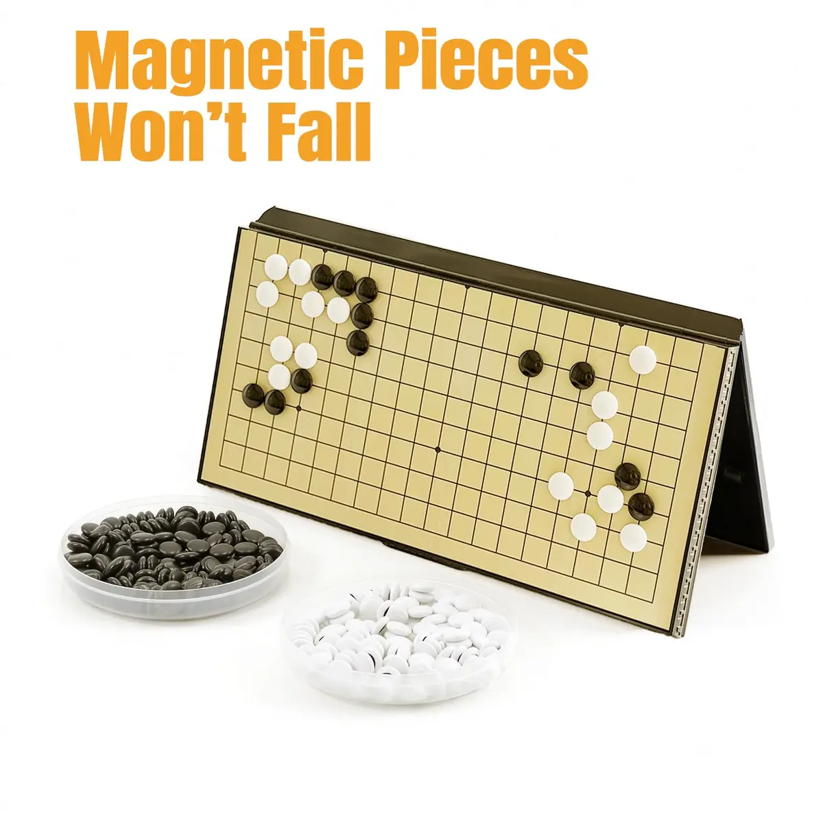 Luoyer 15 inch Go Game Set Magnetic Folding Board Game Portable Chinese Weiqi for Adults Travel - view 5