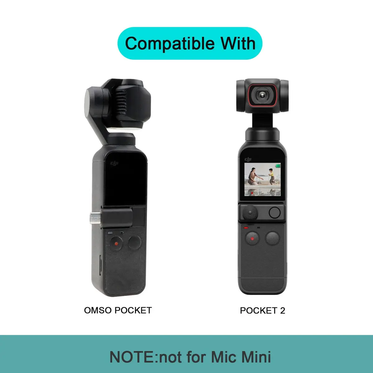 Hanatora USB-C Smartphone Adapter for DJI Pocket 2/Osmo Pocket | Type-C Adapter for Android & iPhone - view 2