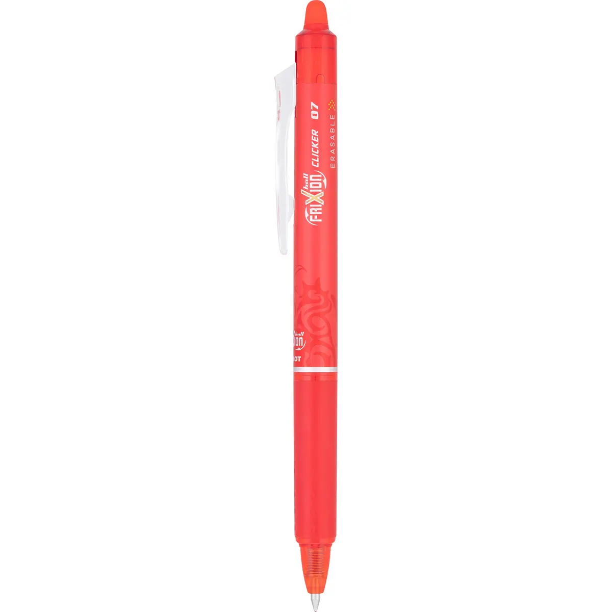 PILOT FriXion Clicker Erasable Gel Pens, Red Ink, 0.7mm Fine Point, 6-Pack | Smooth Ink Flow for Students & Professionals - view 2