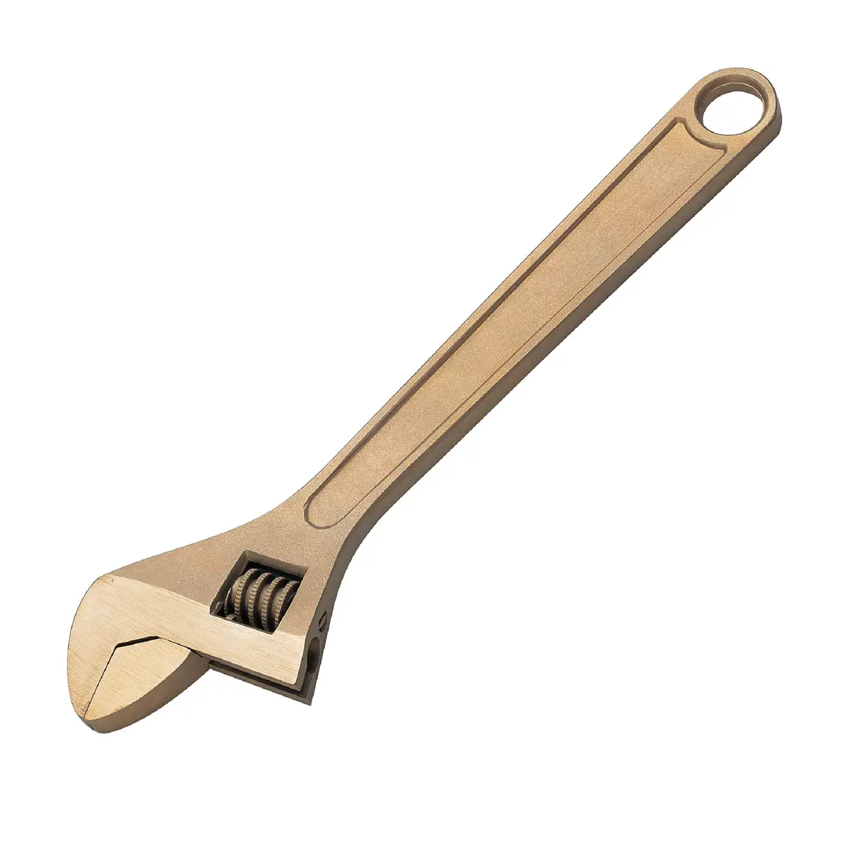 CS Unitec Non-Sparking Adjustable Wrench 6in (15.24cm) Aluminum Bronze Tool | TUV Certified Safety Wrench - main product image