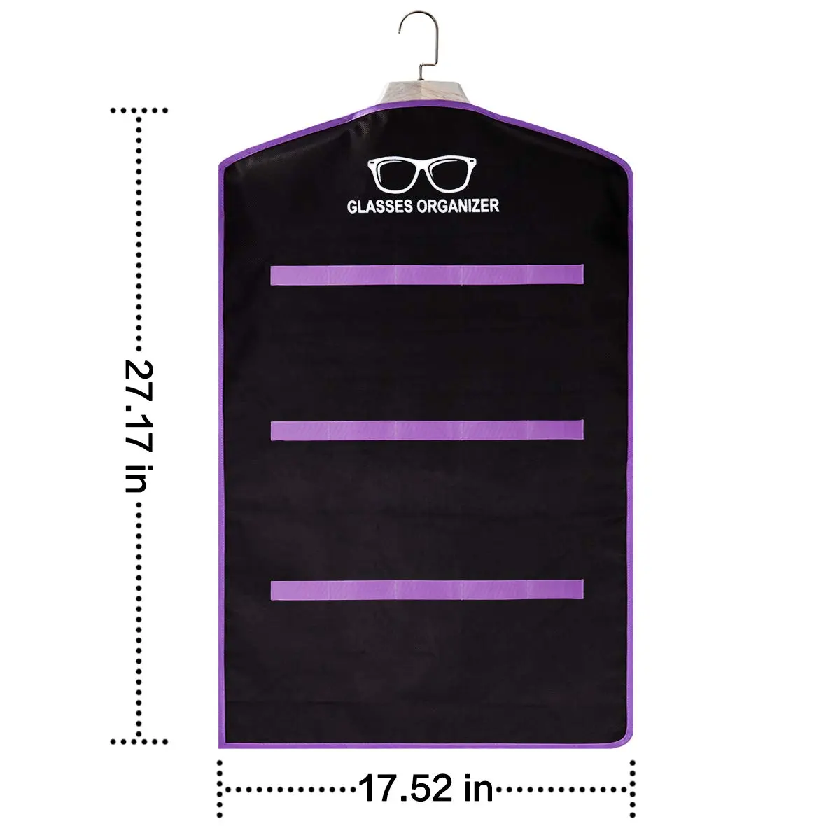 TRIUMPH VISION Hanging Sunglasses Organizer for Wall Glasses Storage Closet Shades Holder | Space Saving & Durable - view 3