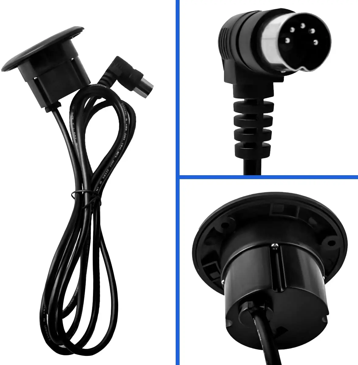 Podoy Power Recliner Switching 2 Button 5 Pin Hand Control with USB | Compatible with Popular Recliners - view 8