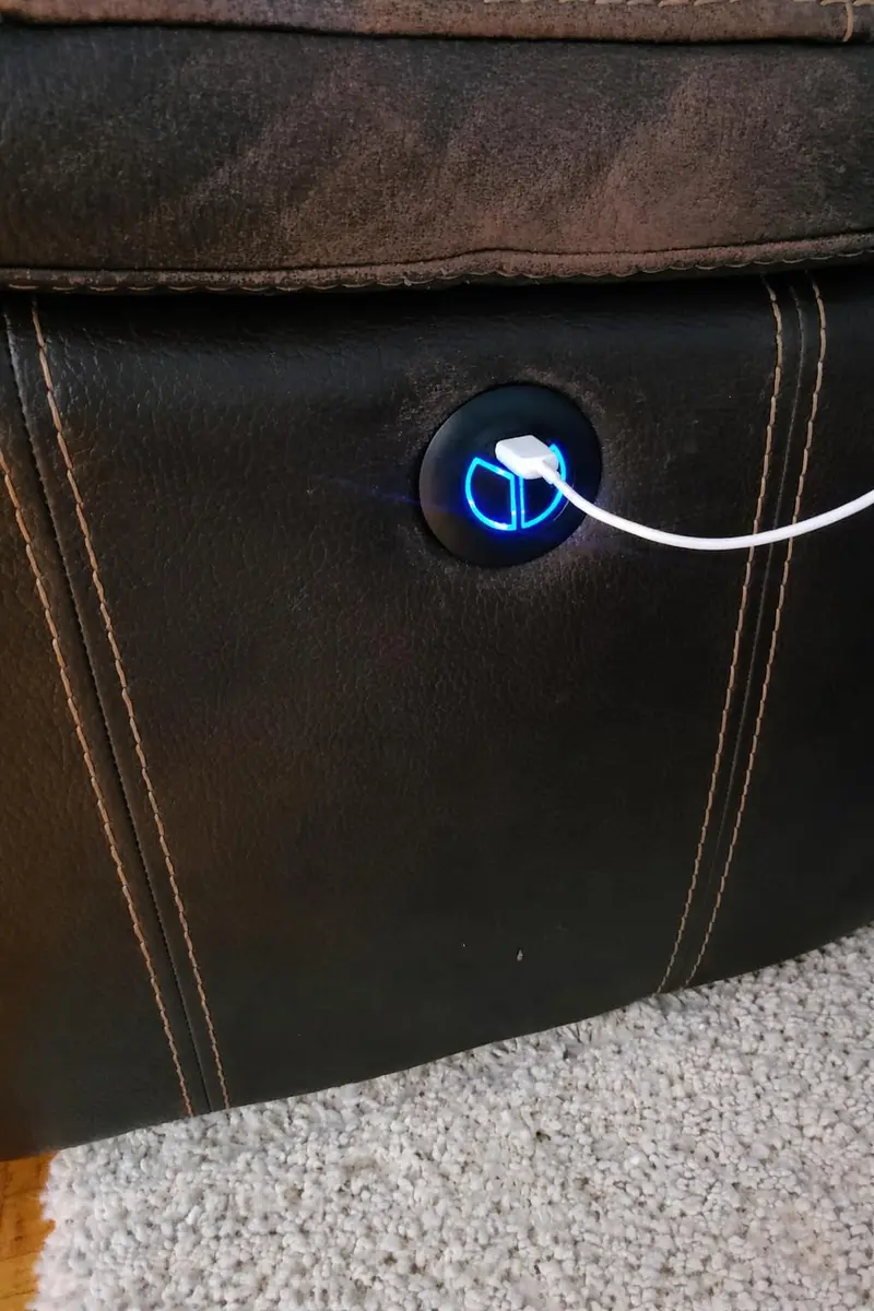 Podoy Power Recliner Switching 2 Button 5 Pin Hand Control with USB | Compatible with Popular Recliners - view 4
