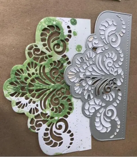 DIY Scrapbooking Artist Lace Shape Cutting Dies 1 set | Creative Paper Craft Tool (70-120 chars) - view 2