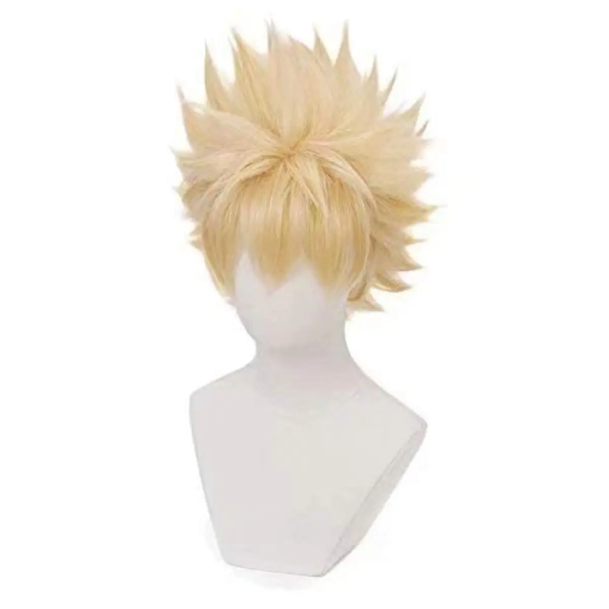 ZGNGLIZ Anime Cosplay Wig Short Blonde Synthetic Hair | Adjustable & Heat Resistant (70-120c) - main product image