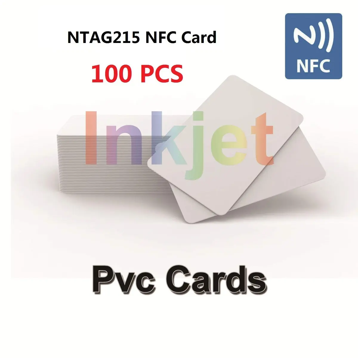 Timeskey NFC Inkjet NFC Cards 100pcs | NTAG215 Compatible, Printable, Laminated, 85*54mm - view 10