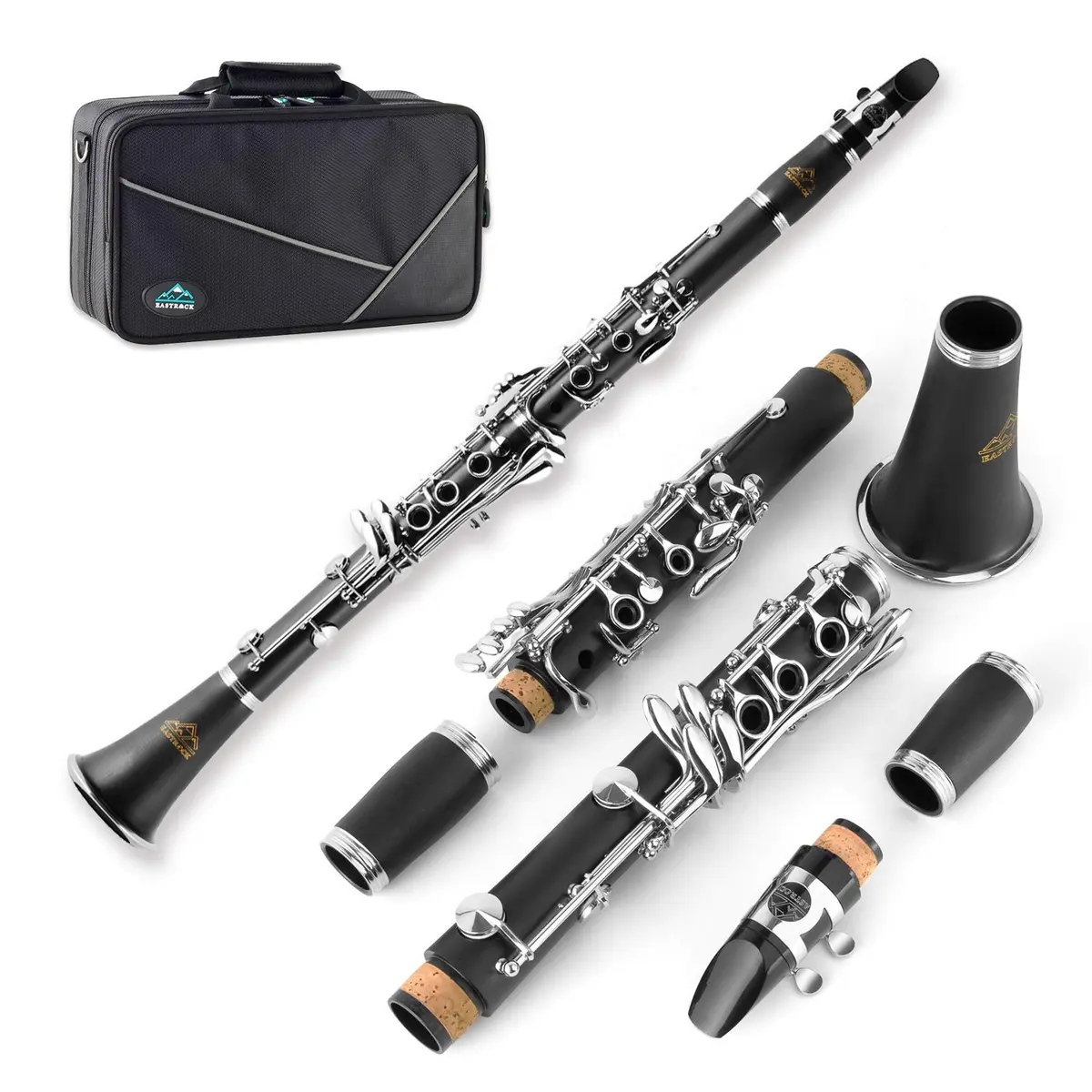 EASTROCK Bb Clarinet 17 Keys ABS Material | Beginner & Student-Friendly, Durable (70-120 chars) - view 4
