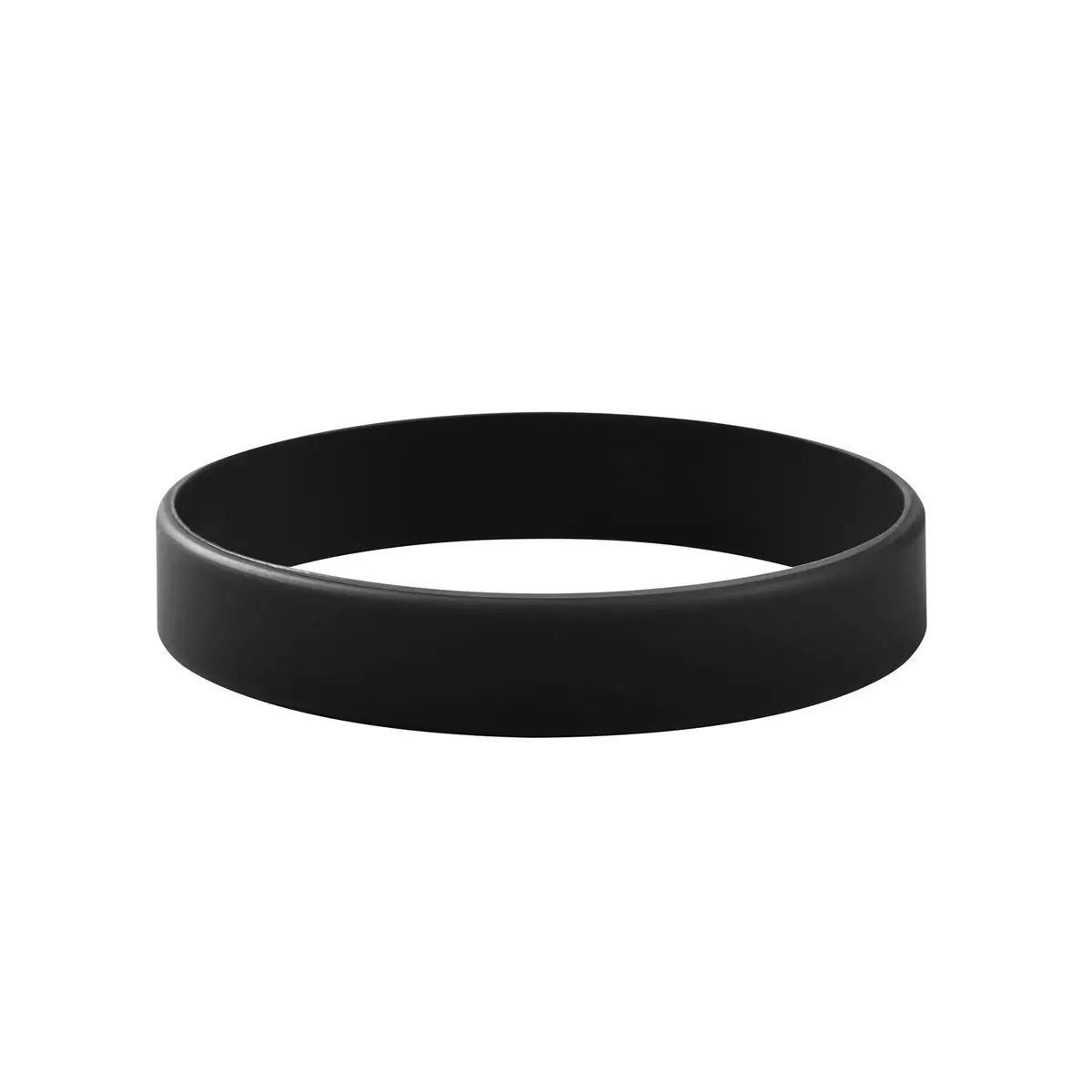 BRANDWINLITE Black Silicone Bracelets 6pcs (202mm / 8") | Unisex Adult Size, Latex-Free, Waterproof - view 4