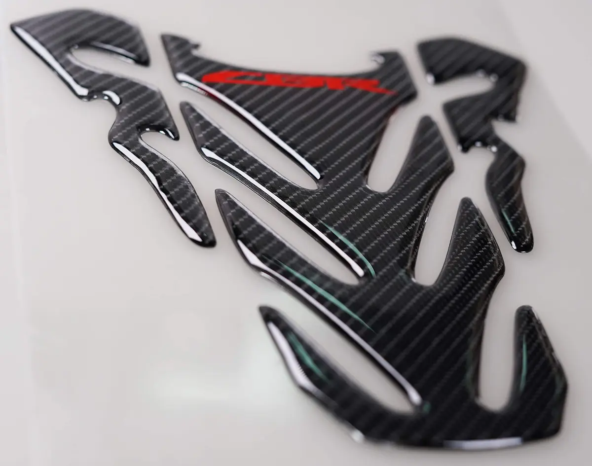 REVSOSTAR Real Carbon Look Fuel Gas Tank Protector Pad 2PCS Per Set | For CBR600RR CBR1000RR - view 2