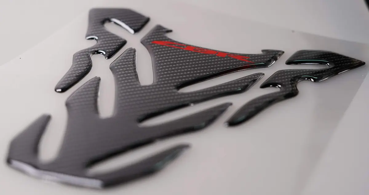 REVSOSTAR Real Carbon Look Fuel Gas Tank Protector Pad 2PCS Per Set | For CBR600RR CBR1000RR - view 3
