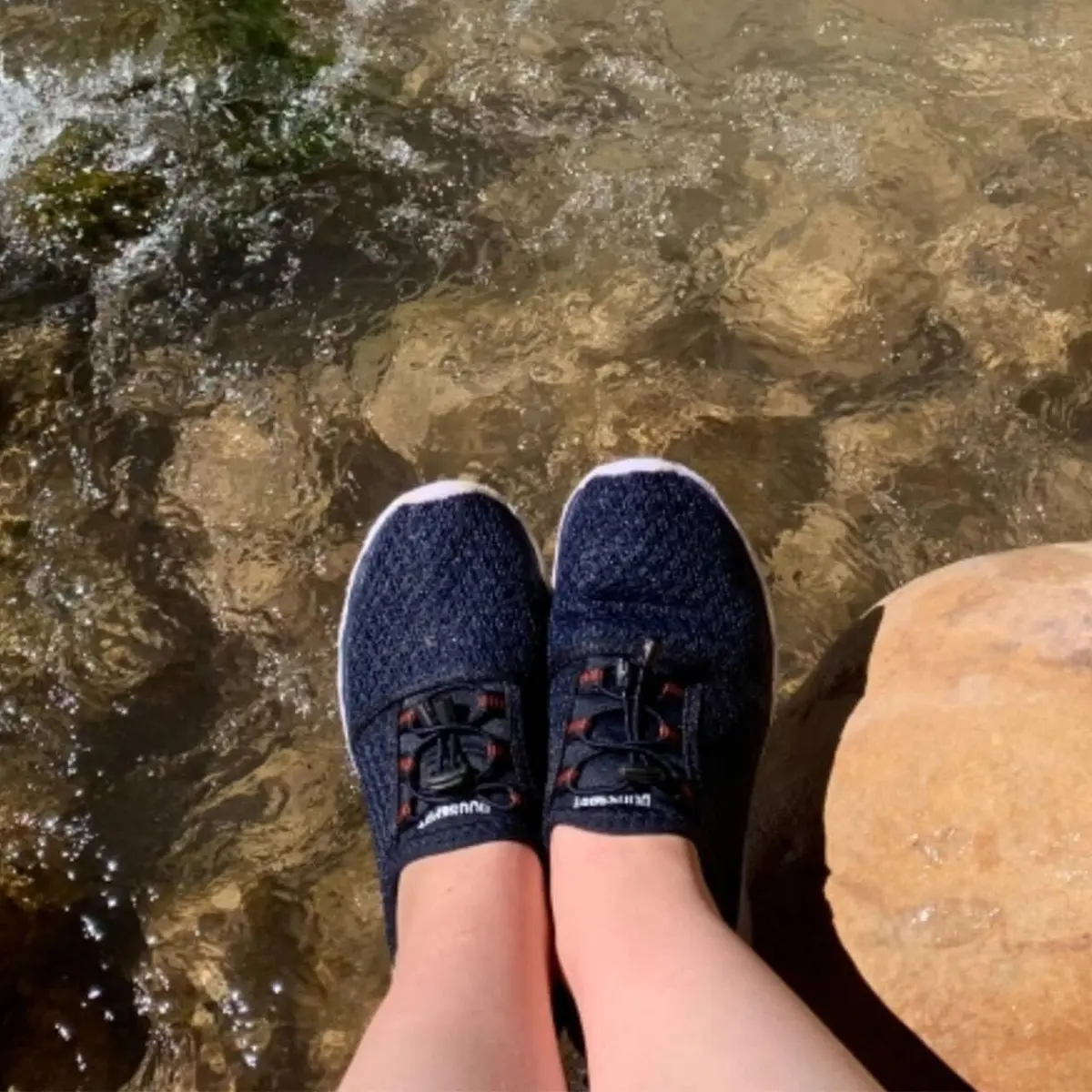 DOUSSPRT Water Shoes for Men | Quick Dry Breathable Mesh, Open Mesh, Flat Heel, Size 10 - view 2