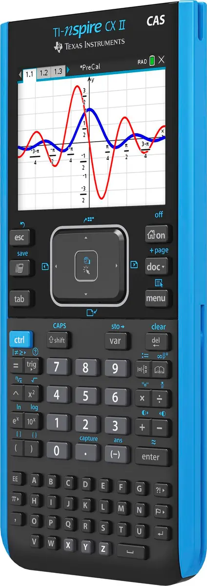 Texas Instruments TI-Nspire CX II CAS Color Graphing Calculator with Student Software (PC/Mac) | Advanced Math & Science Tool - view 3