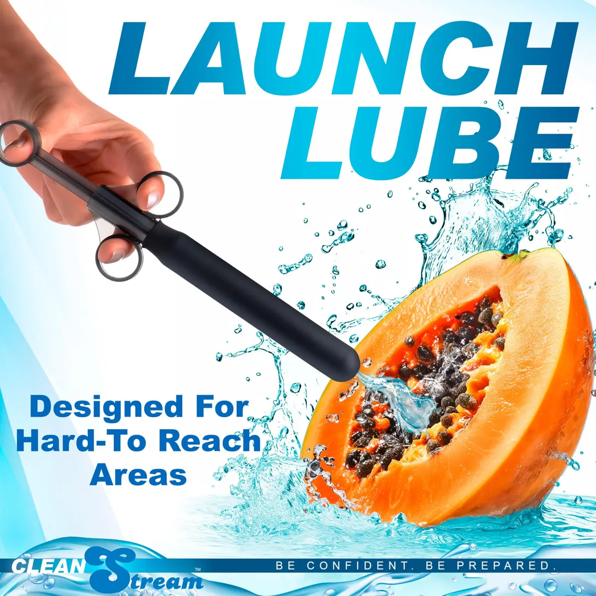Cleanstream Smooth Lubricant Launcher 21.6cm (8.5in) | Easy One-Hand Use - view 6
