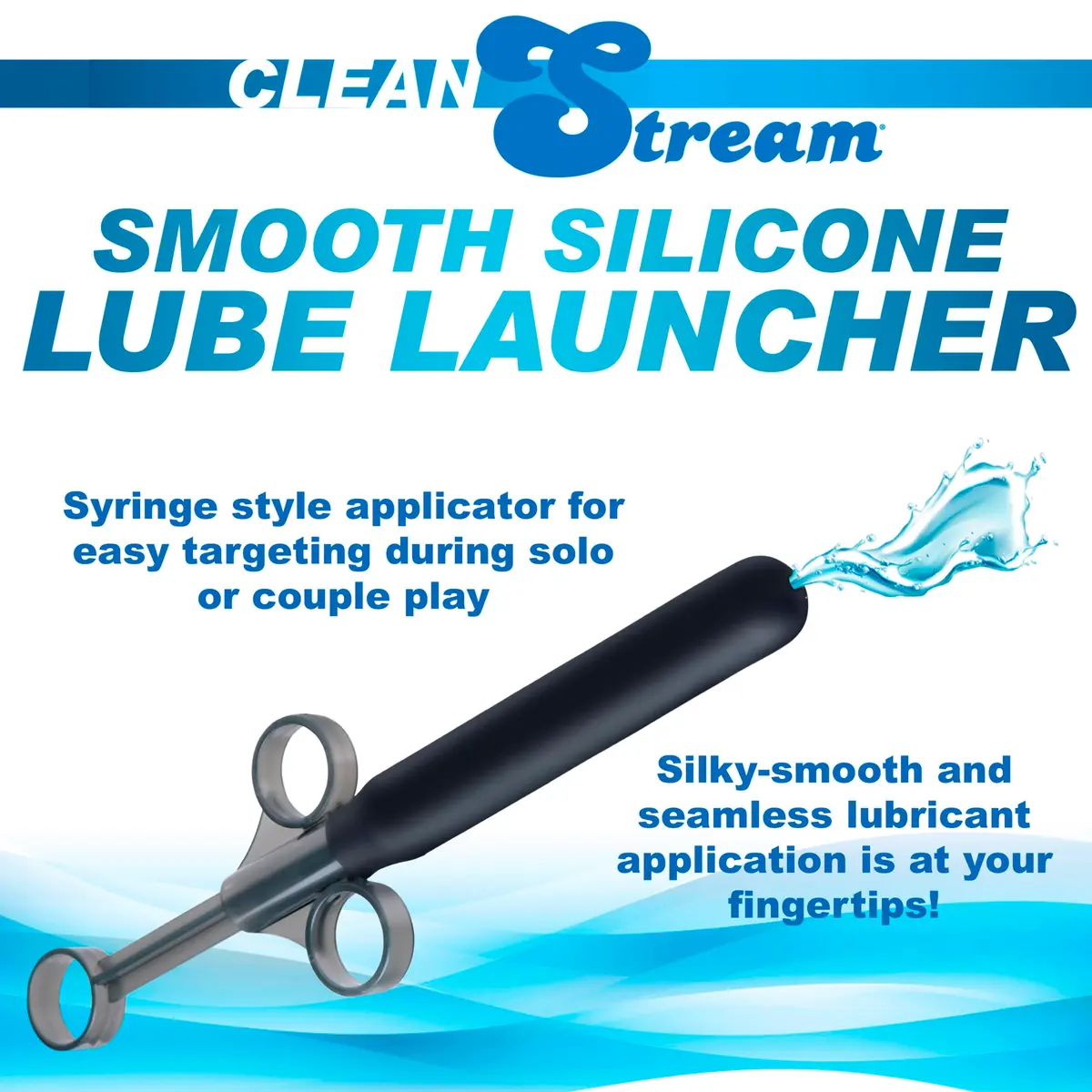 Cleanstream Smooth Lubricant Launcher 21.6cm (8.5in) | Easy One-Hand Use - view 2