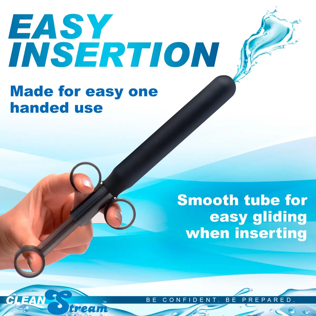 Cleanstream Smooth Lubricant Launcher 21.6cm (8.5in) | Easy One-Hand Use - view 3