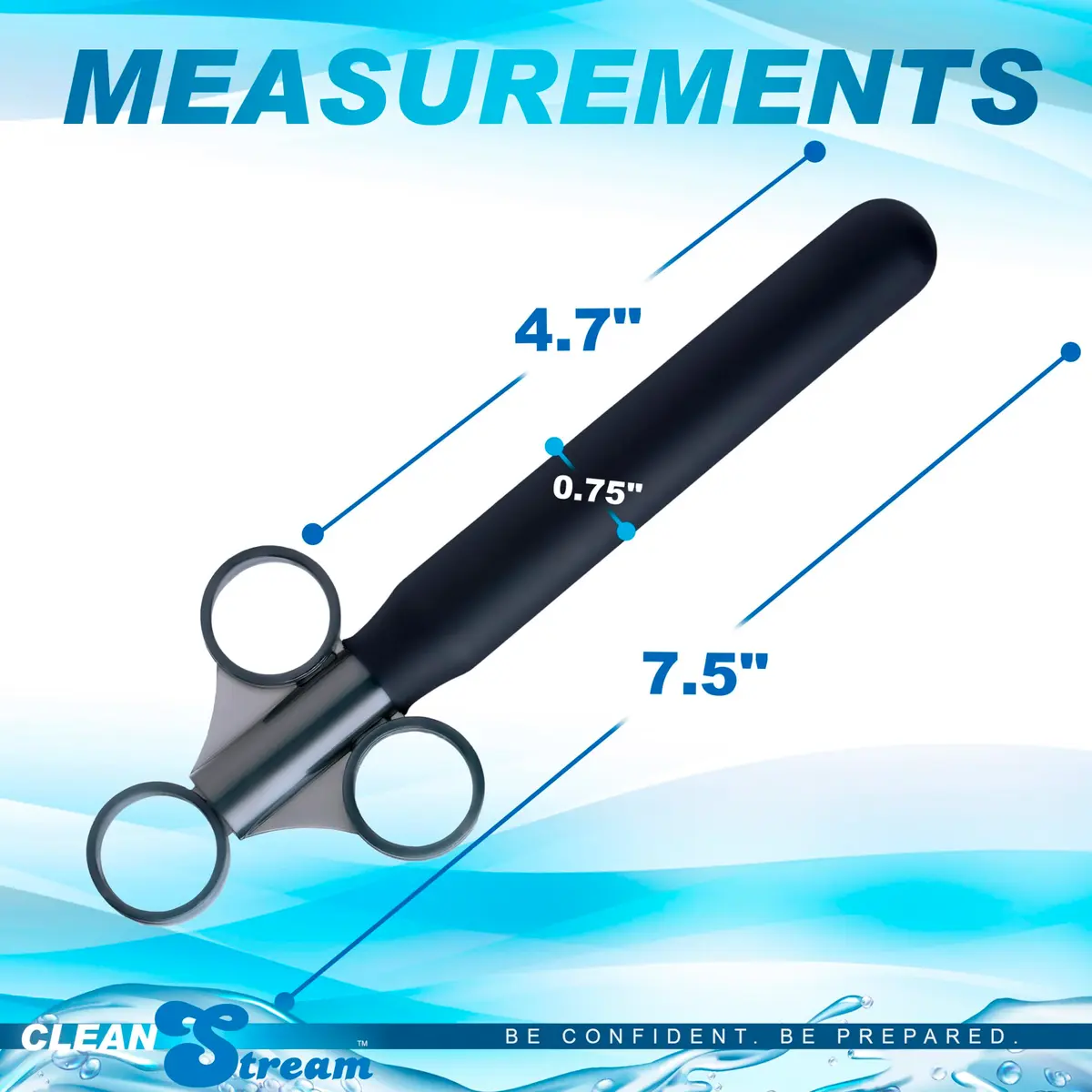 Cleanstream Smooth Lubricant Launcher 21.6cm (8.5in) | Easy One-Hand Use - view 4
