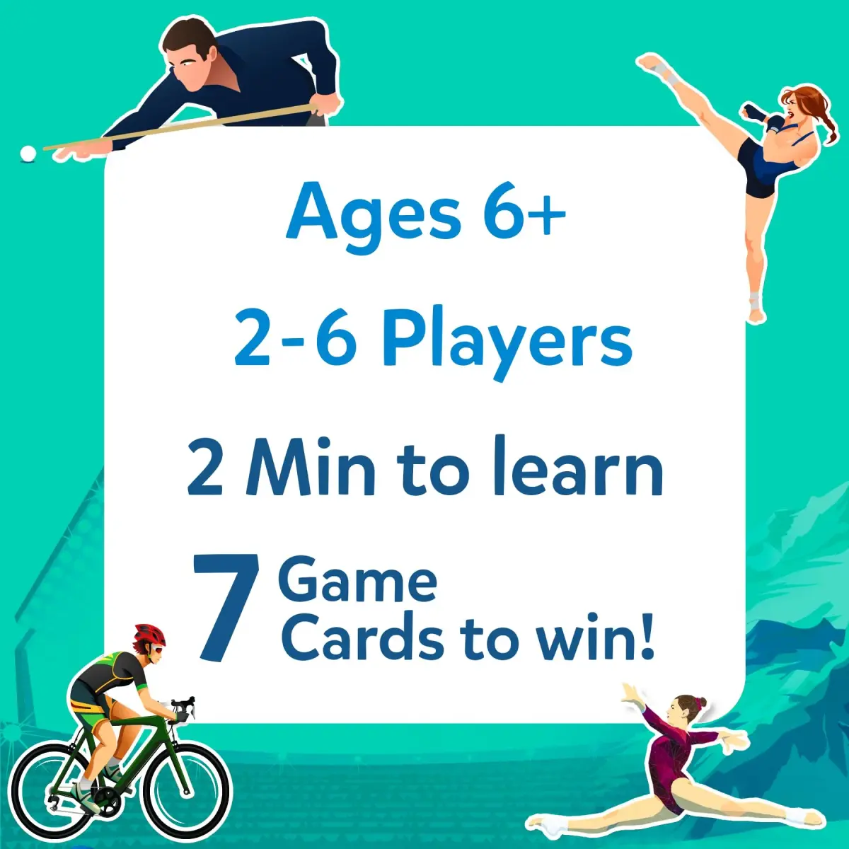 Skillmatics Guess in 10 Sports Trivia Card Game | Educational Game for Kids Ages 6+ | 50 Cards, 6 Clue Cards - view 6