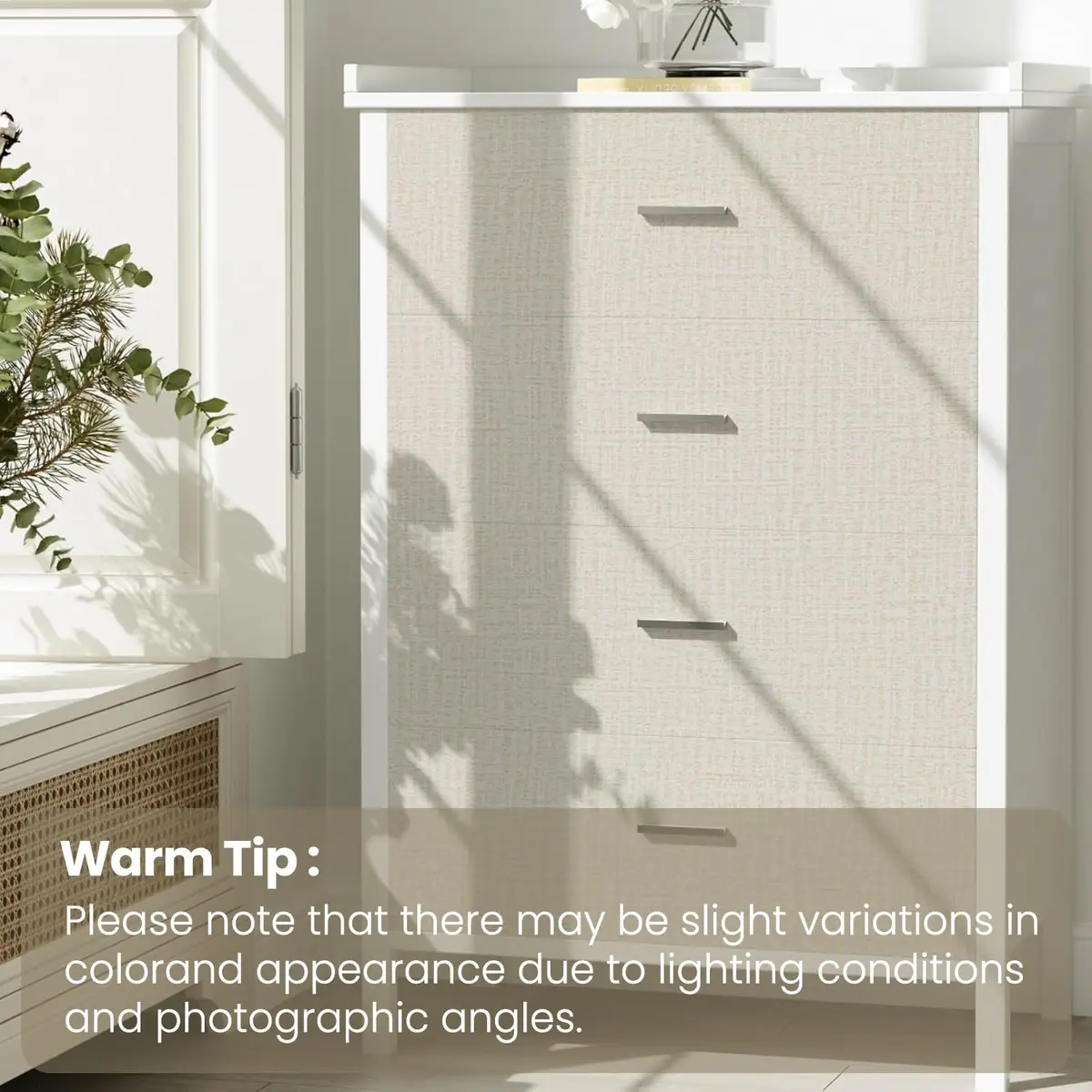 TANONE Contact Paper Peel and Stick (15.8 in X 118 in), Grasscloth Wallpaper Self Adhesive Removable Wallpaper, Fabric Linen Thickened Wall Paper Decorative for Wall Cabinets Drawers Kitchen - view 2