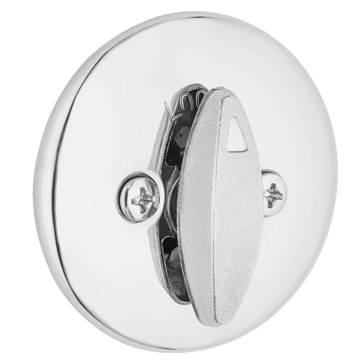 Kwikset Deadbolt Lock, Polished Chrome | SmartKey Security & Pick Resistant (70-120 chars) - view 2