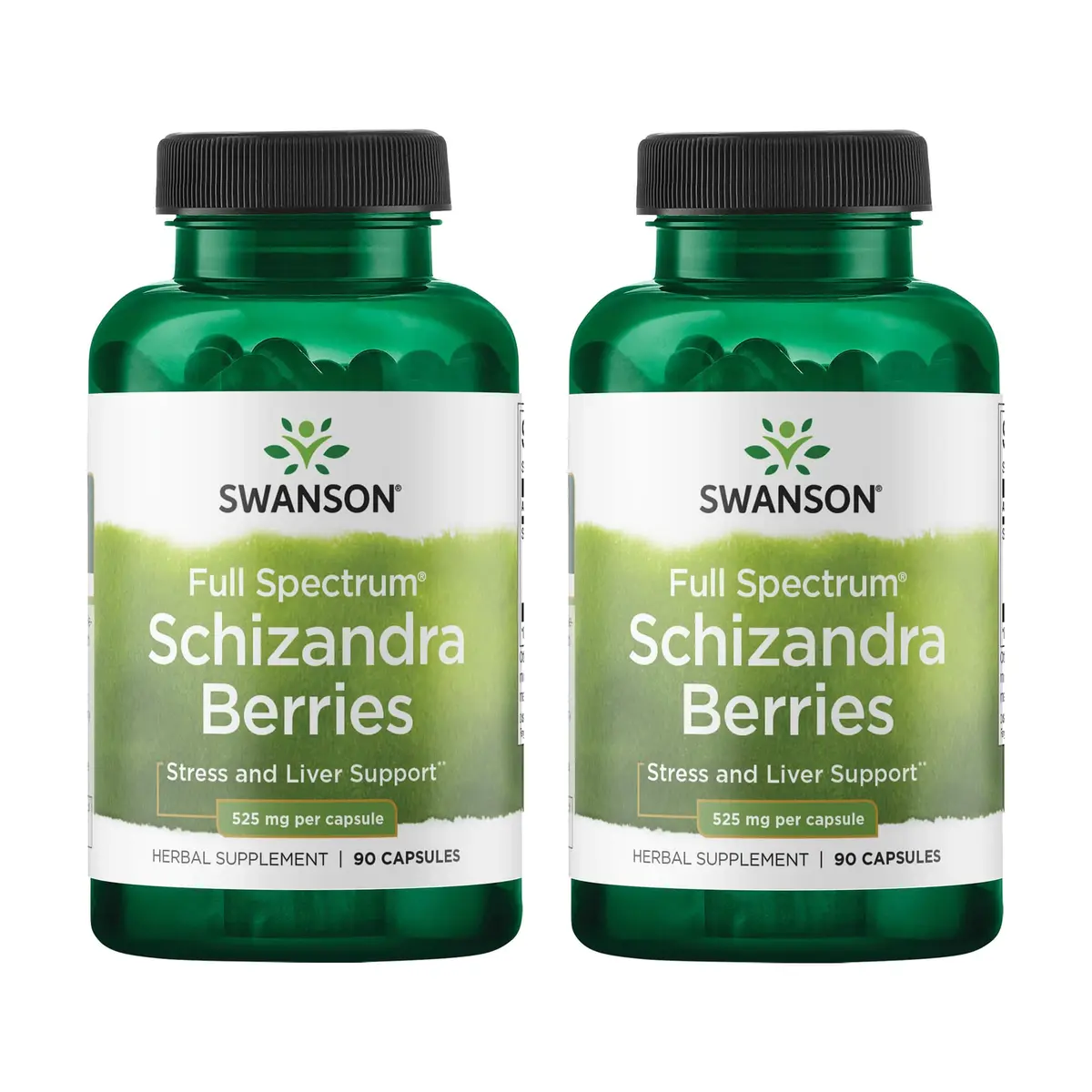 Swanson Full Spectrum Schizandra Berries 90 Capsules | Herbal Support for Liver & Stress - main product image