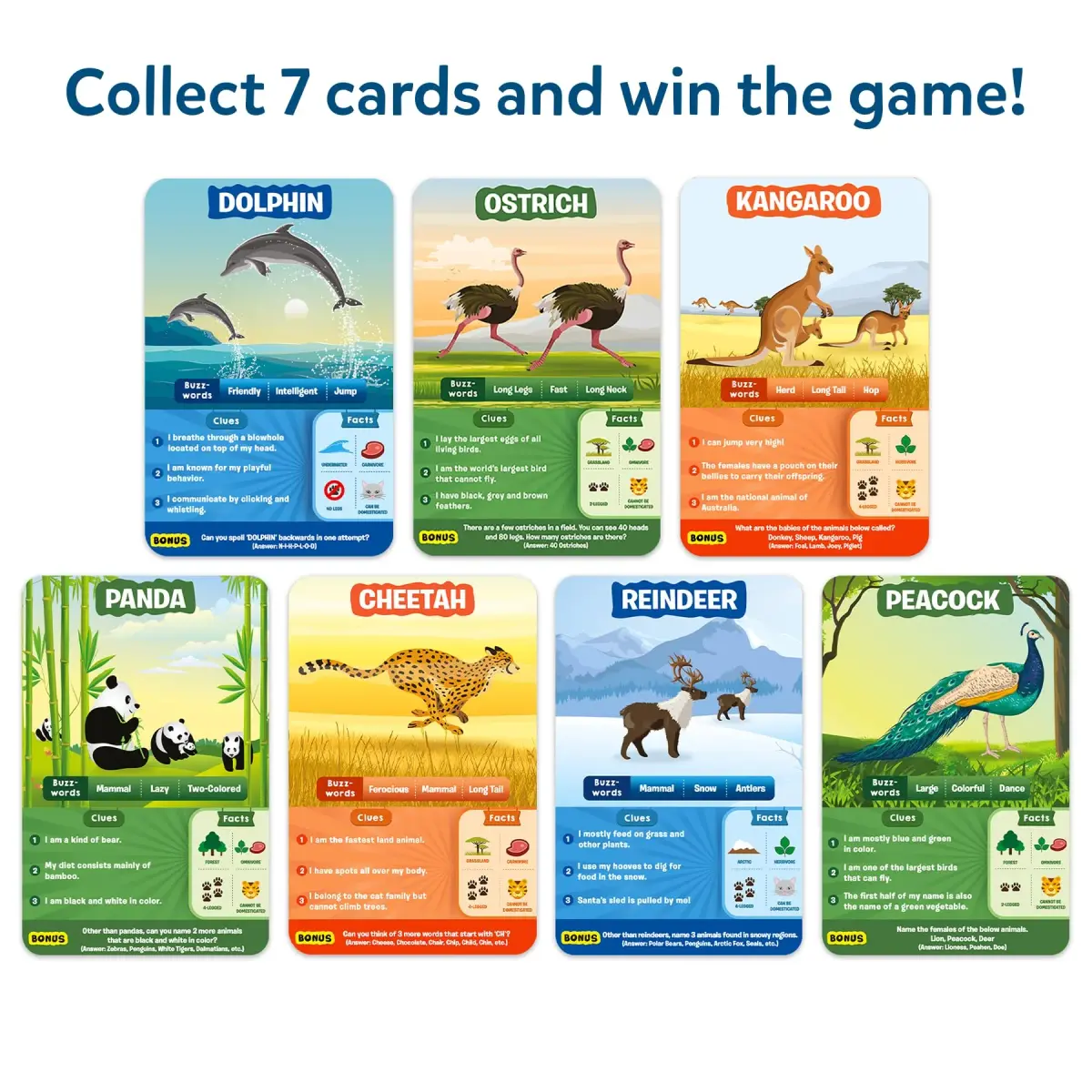 Skillmatics Guess in 10 Animal Planet Travel Game | Educational Trivia for Kids Ages 6+ - view 5