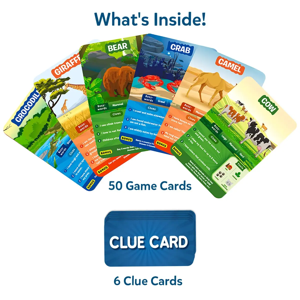 Skillmatics Guess in 10 Animal Planet Travel Game | Educational Trivia for Kids Ages 6+ - view 2