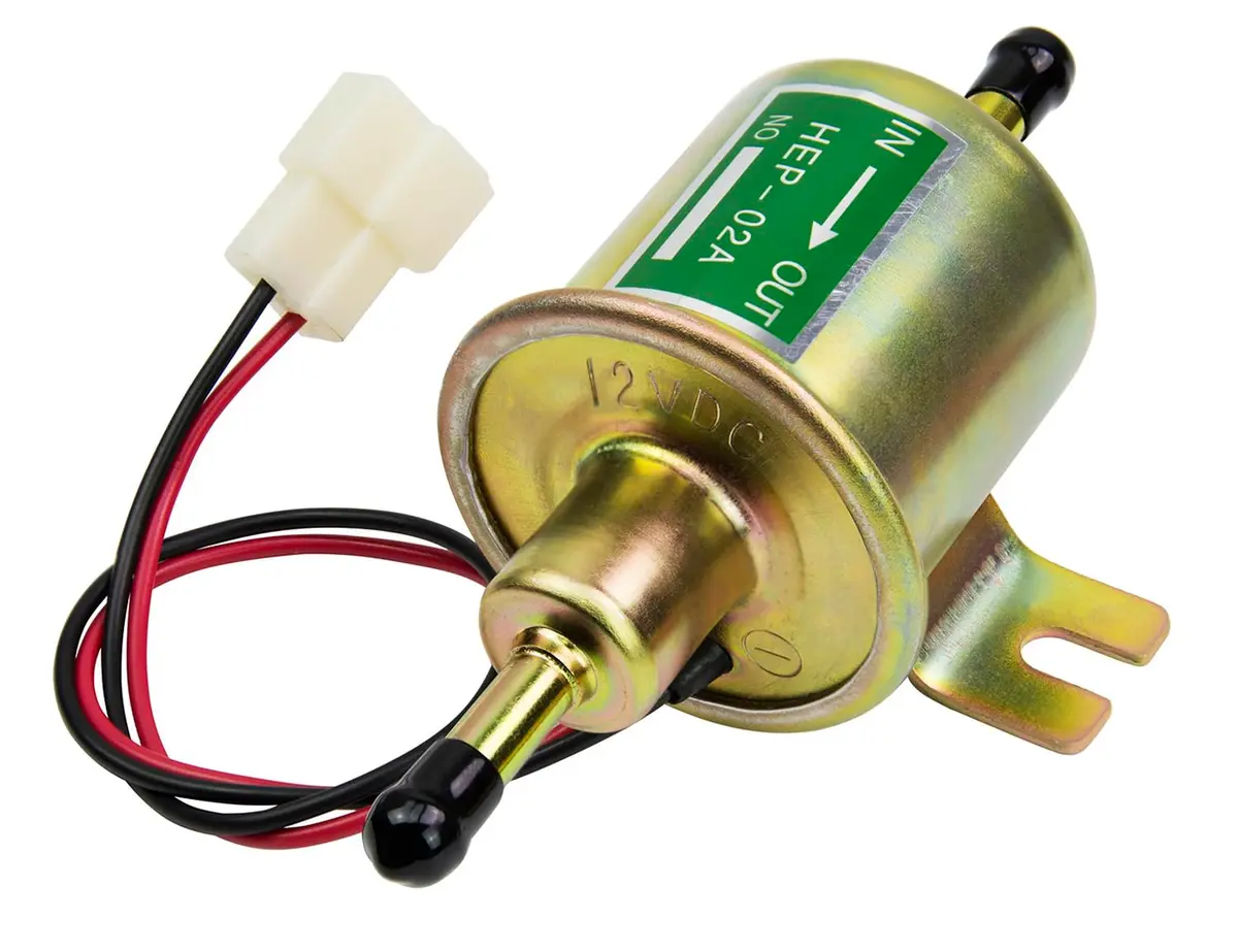 HiQltyla 12V Electric Fuel Pump 3-8 PSI Copper | Reliable Diesel Gas Pump - main product image