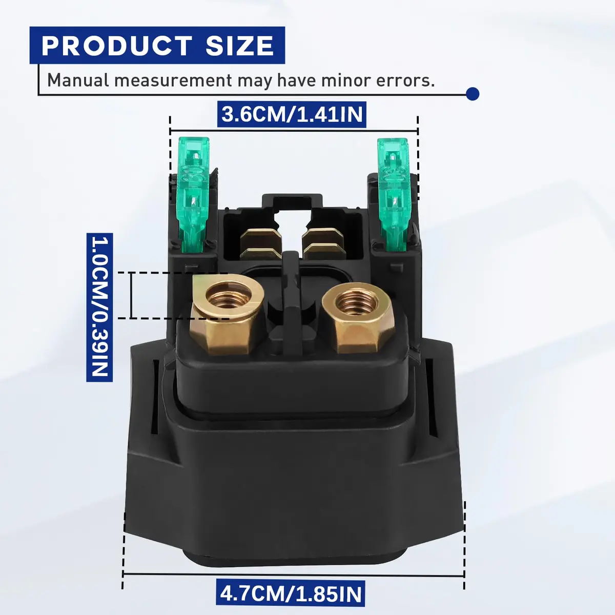 Yerbay Starter Solenoid Relay for Yamaha YFM350 YFM660 YFM400 YFM450 YFM250 YFM700 | 12V High Power - view 2