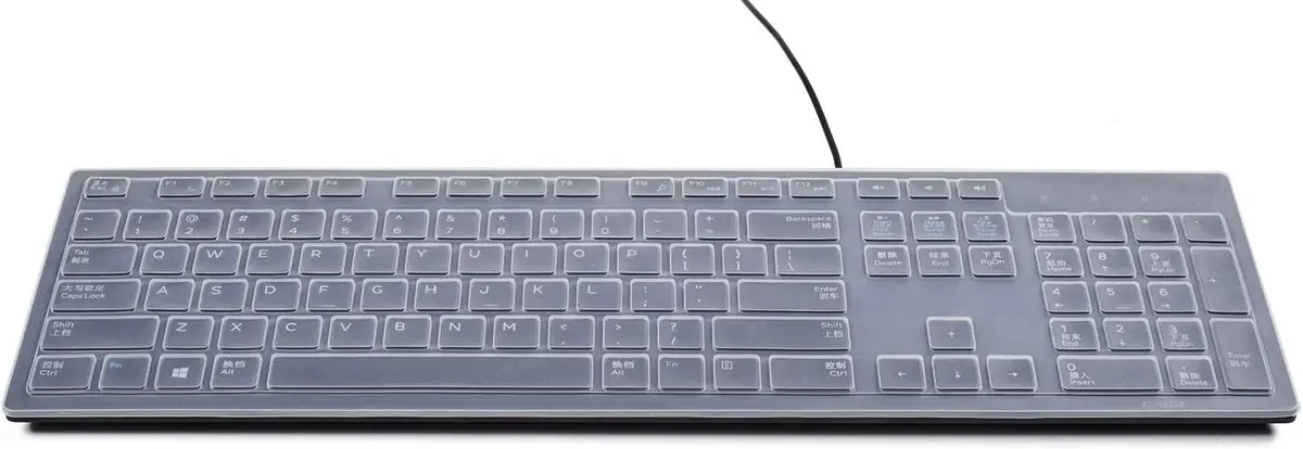 iKammo Keyboard Cover Skins for Dell KB216 & Optiplex 5250/3050/3240/5460/7450/7050 & Inspiron AIO 3475/3670/3477 | Waterproof Dustproof - view 6