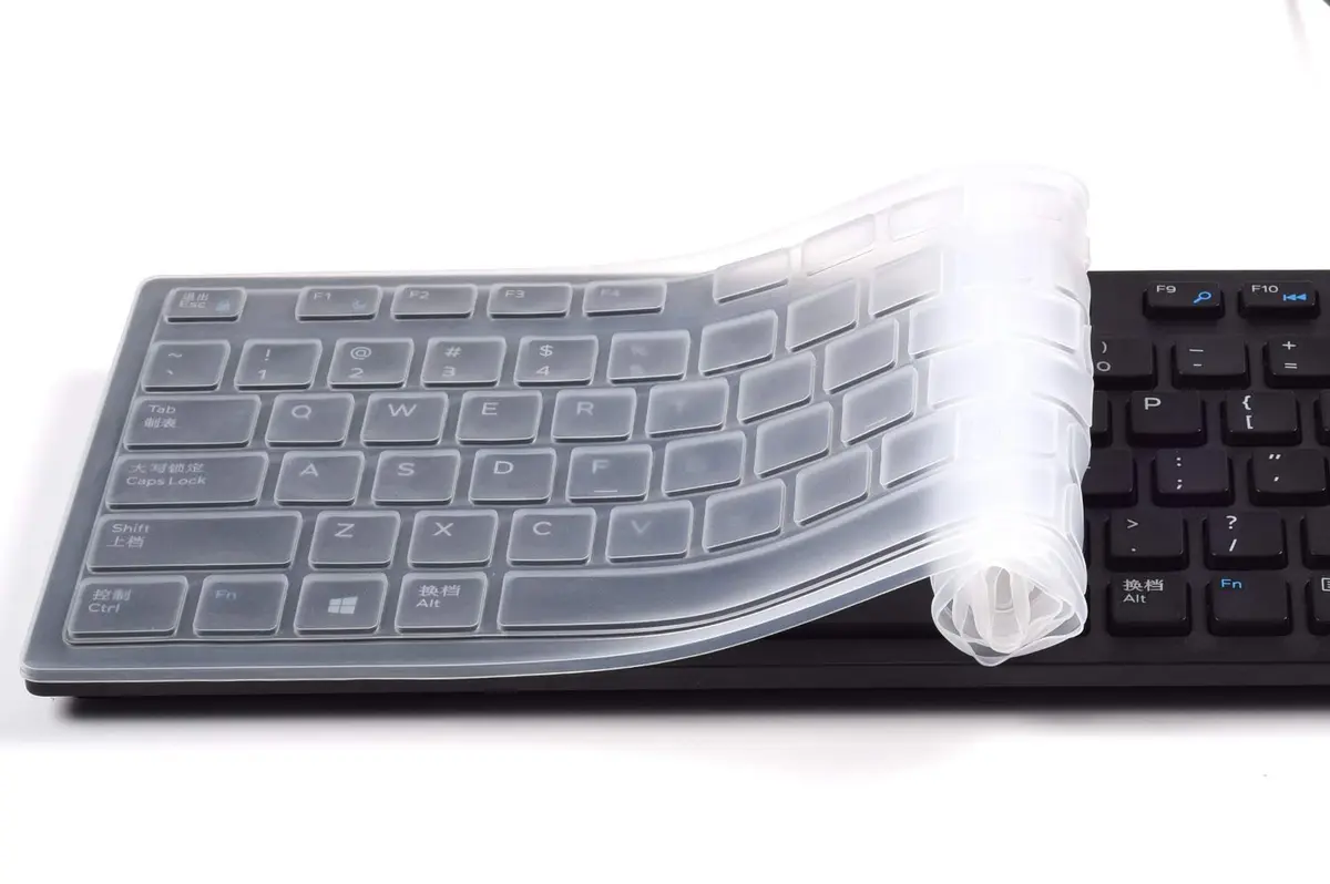 iKammo Keyboard Cover Skins for Dell KB216 & Optiplex 5250/3050/3240/5460/7450/7050 & Inspiron AIO 3475/3670/3477 | Waterproof Dustproof - view 3
