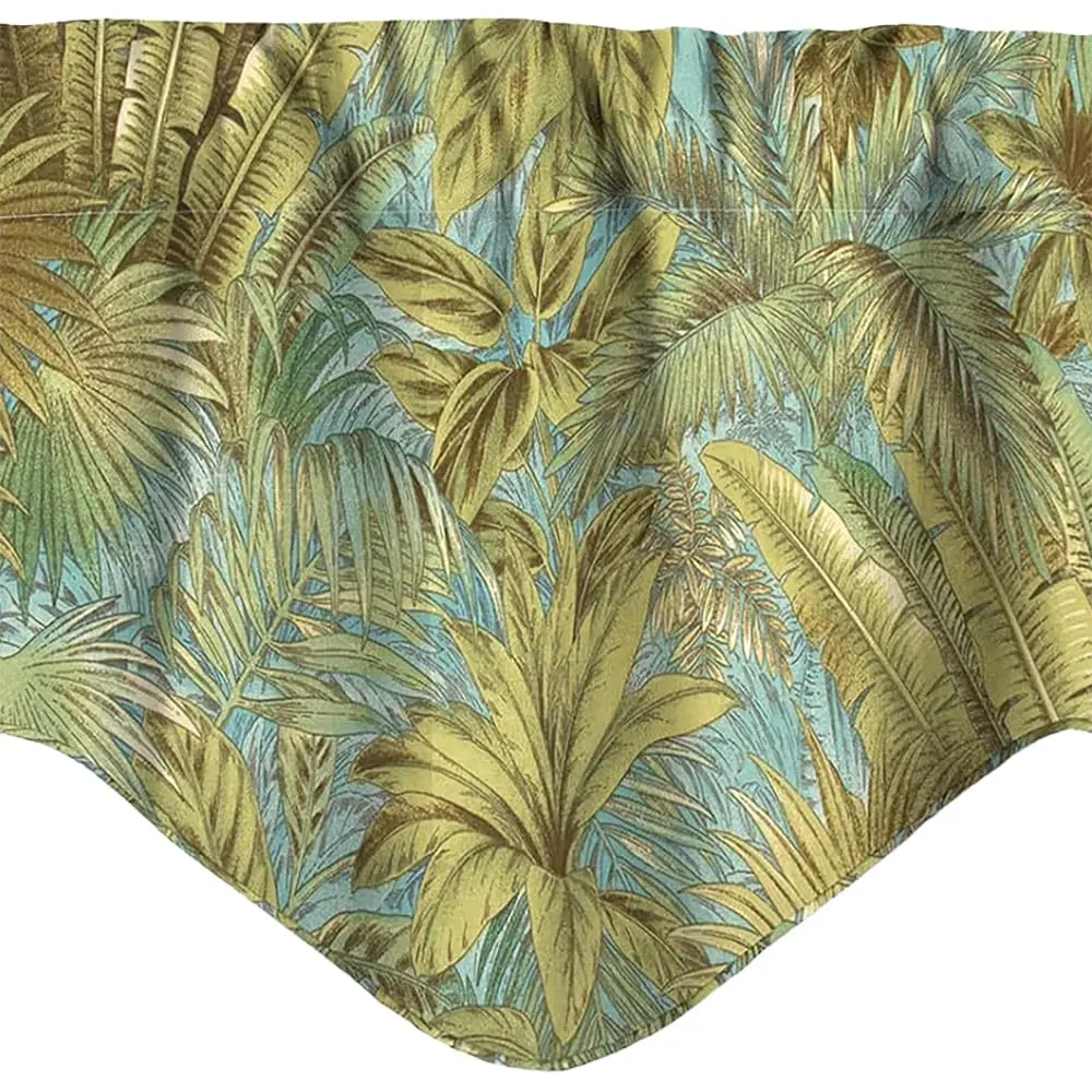 Decorative Things Window Treatments Valance Curtains 53"W x 16"L | Coastal Beach Decor with USA Quality - view 4