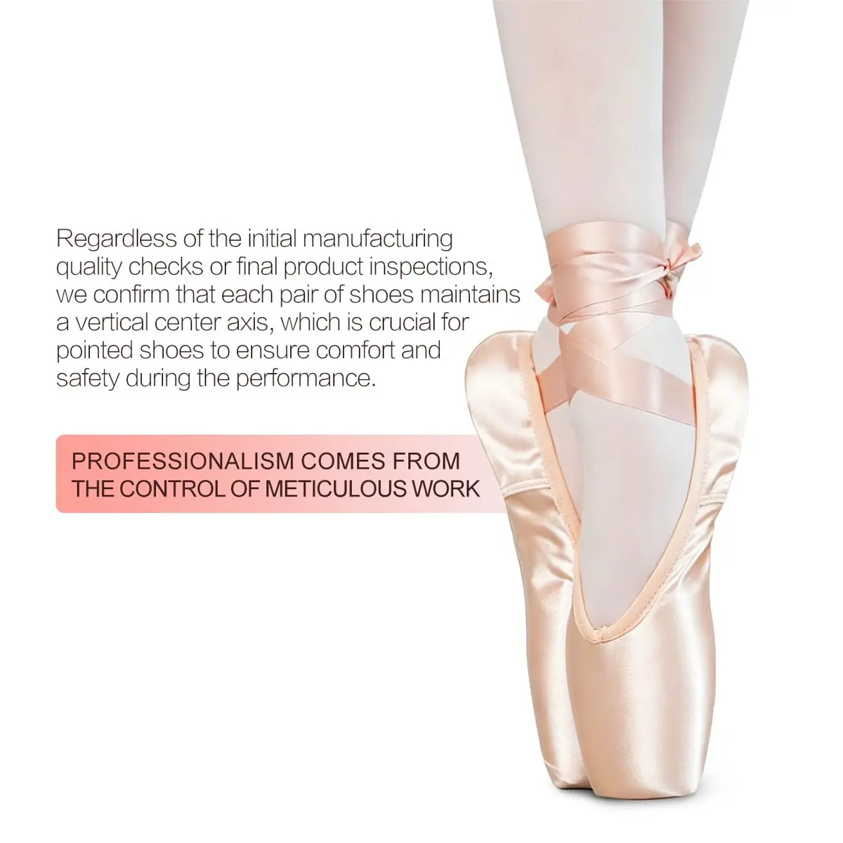 IJONDA Adult Ballet Pointe Dance Shoes Practice Slippers for Girls Women - US Women's Size 9 Pink | Professional Dance Footwear - view 2