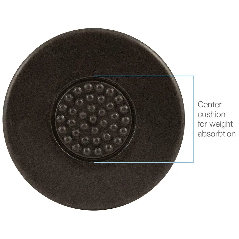 SOFTTOUCH 2 1/2 Inch Round Heavy Durty Non Slip Furniture Pads | Self Stick, Brown, 12 Count - view 2