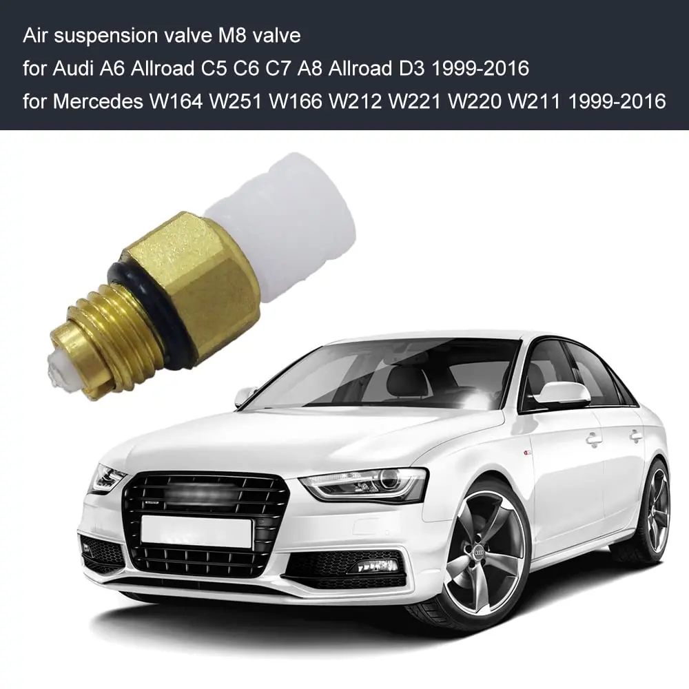 AIRSUSFAT 10pcs Air Suspension Repair Kit M8 4mm | Brass Fittings for Mercedes-Benz & More - view 9