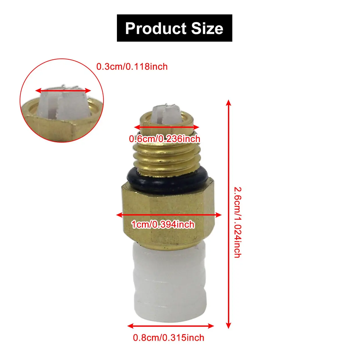 AIRSUSFAT 10pcs Air Suspension Repair Kit M8 4mm | Brass Fittings for Mercedes-Benz & More - view 3