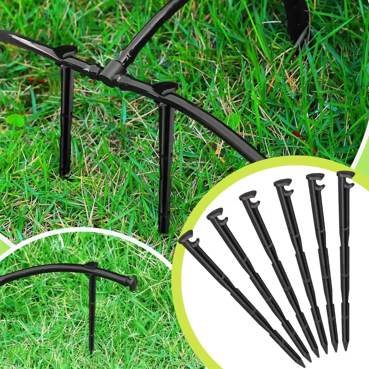 Balter-D Irrigation Drip Support Stakes 1/4 Inch | Durable Plastic Support for Garden & Lawn - view 2