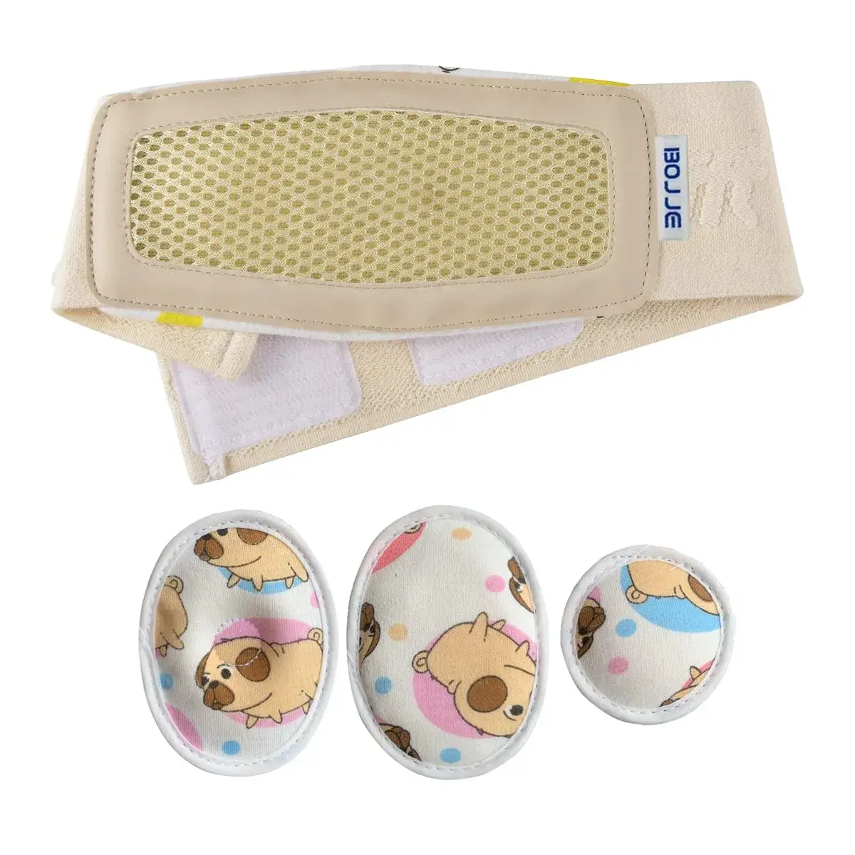 BOJEE Umbilical Hernia Belt for Infants & Kids | 48 cm (19 inch) Beige - view 2