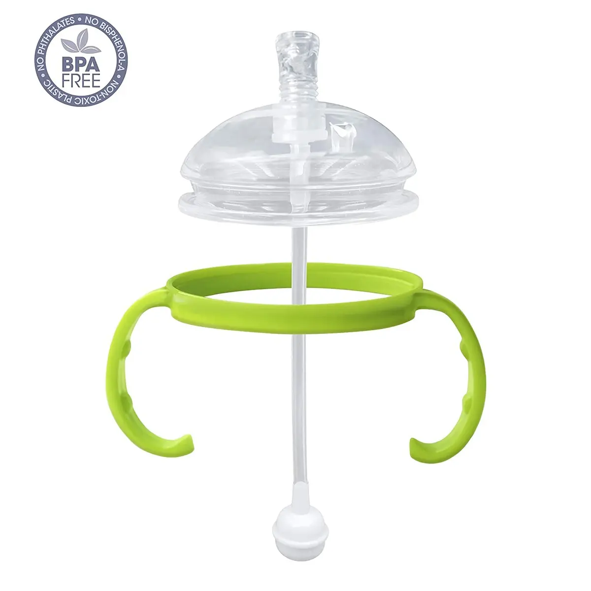 ANPEI Straw Sippy Cup Transitional Nipple Kit for Comotomo Baby Bottles 5 oz & 8 oz | Converts Comotomo Bottles to Straw or Soft Food Dispenser - view 8