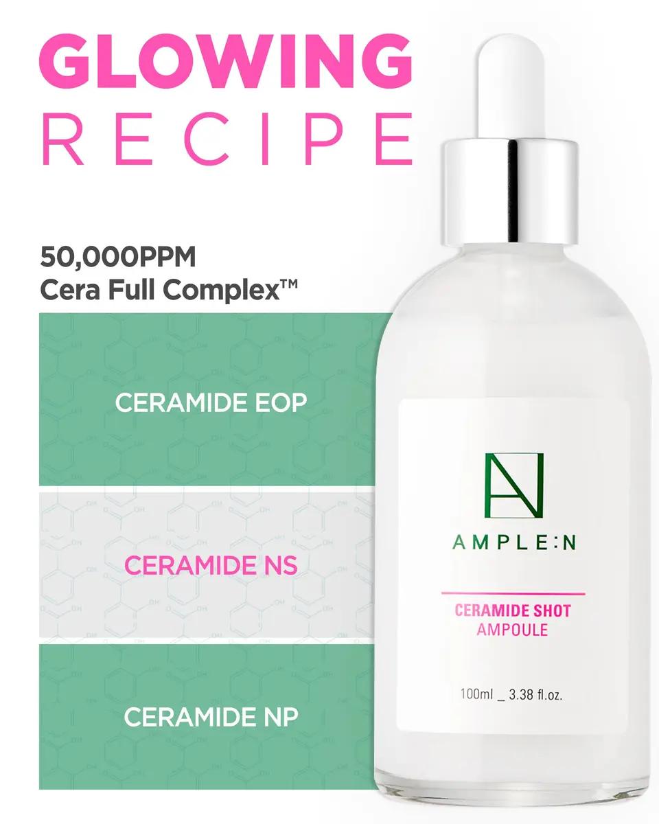 AMPLE:N Ceramide Shot Ampoule 100ml (3.38 fl oz) | Korean Barrier Repair Serum for Dry, Sensitive Skin - view 3