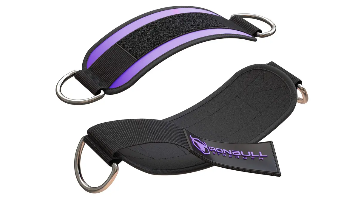 Iron Bull Strength Women's Ankle Strap for Cable Machines & Resistance Bands | Cushioned, Durable & Fit for Women (Pair) - view 4